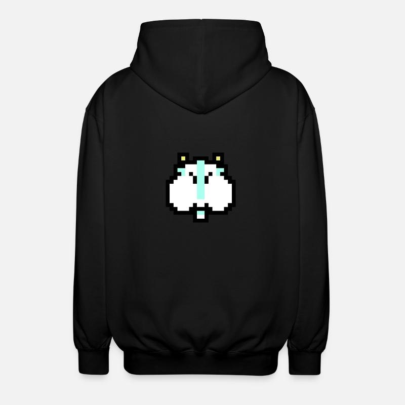 Cloud cat - Unisex Kapuzenjacke - Schwarz