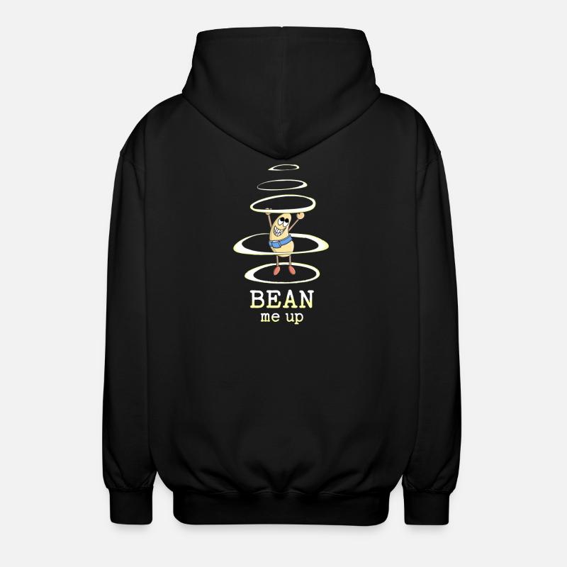 Bean Me-Up Space - Bean - Veste à capuche unisexe - noir
