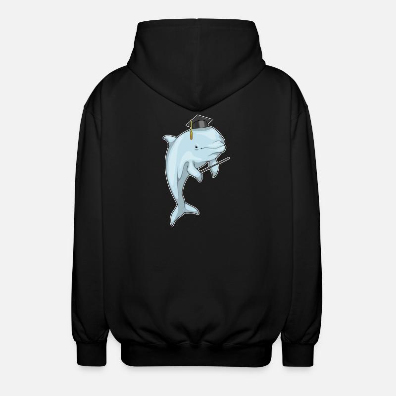 Cylindre du professeur Delfin - Veste à capuche unisexe - noir