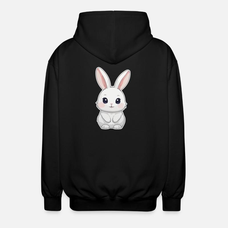 Lapin, Lapin, Lapin De Pâques - Veste à capuche unisexe - noir