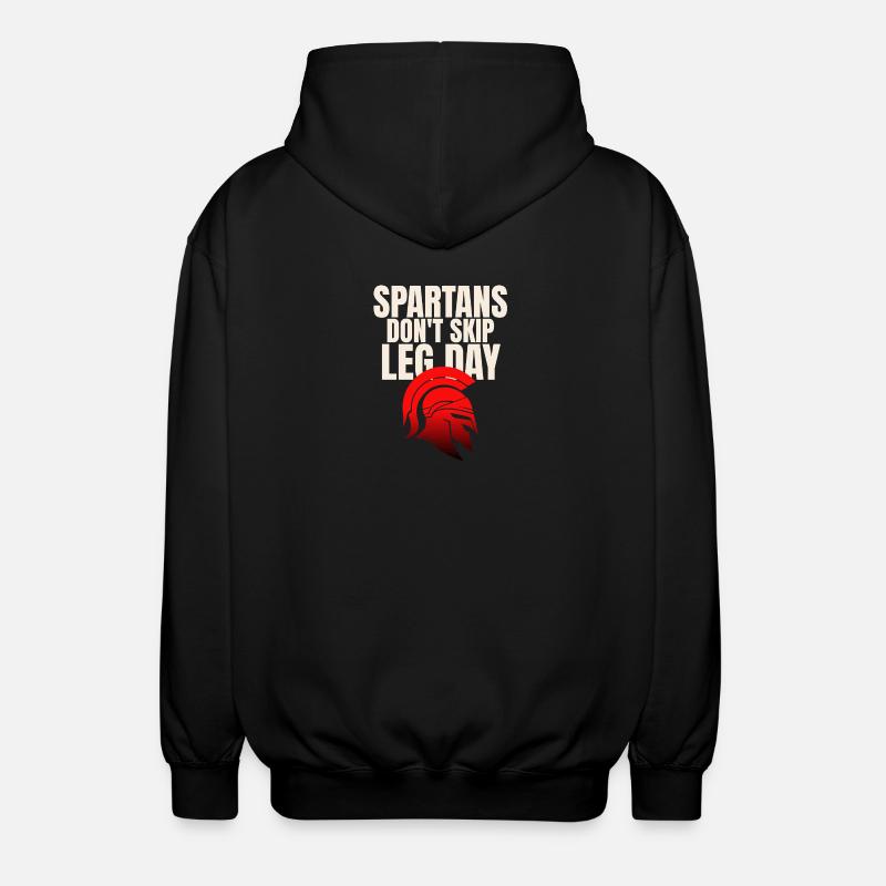 Don't skip it - Unisex Hooded Jacket - black