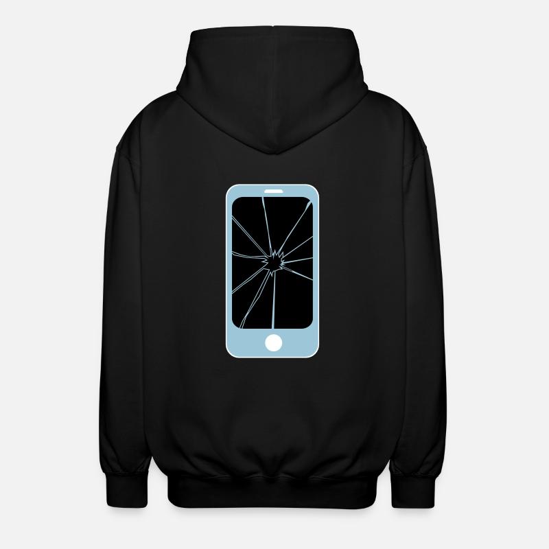 spider app - Unisex Kapuzenjacke - Schwarz