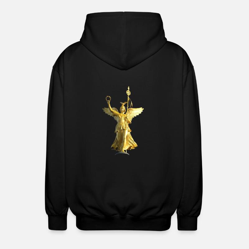 Siegessäule Berlin - Unisex Kapuzenjacke - Schwarz