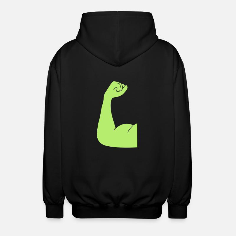 fit - Unisex Kapuzenjacke - Schwarz