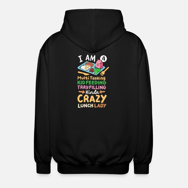 Cafeteria-Crew der Schulkantine - Unisex Kapuzenjacke - Schwarz