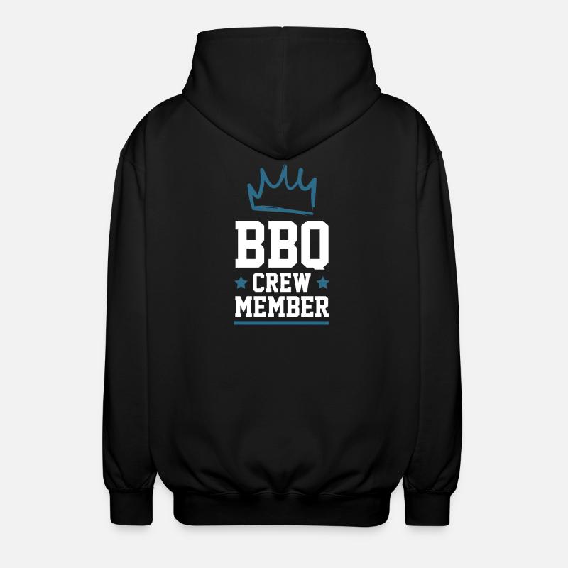 Bbq Crew - Unisex Kapuzenjacke - Schwarz