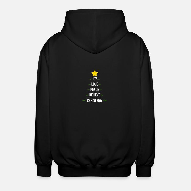 Weihnachten - Unisex Kapuzenjacke - Schwarz