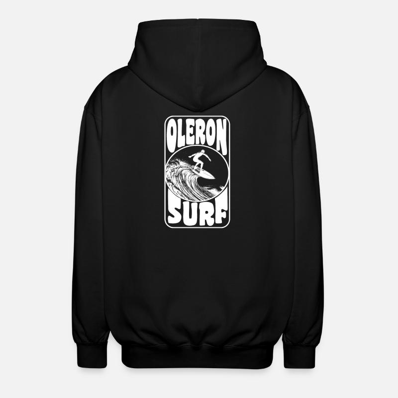 OLERON - Unisex Kapuzenjacke - Schwarz