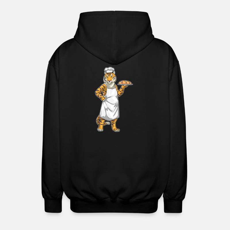 Pain Tiger Baker - Veste à capuche unisexe - noir