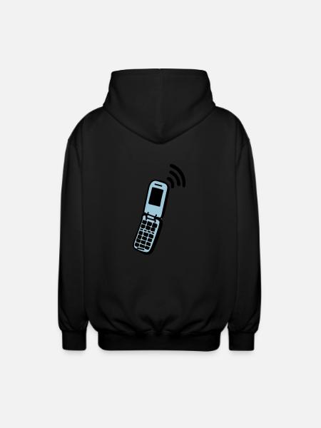 Handy - Unisex Kapuzenjacke - Schwarz