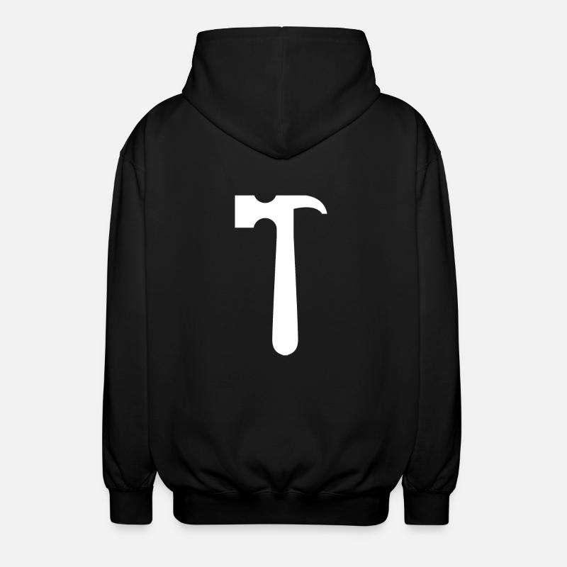 Hammer 2 - Unisex Kapuzenjacke - Schwarz