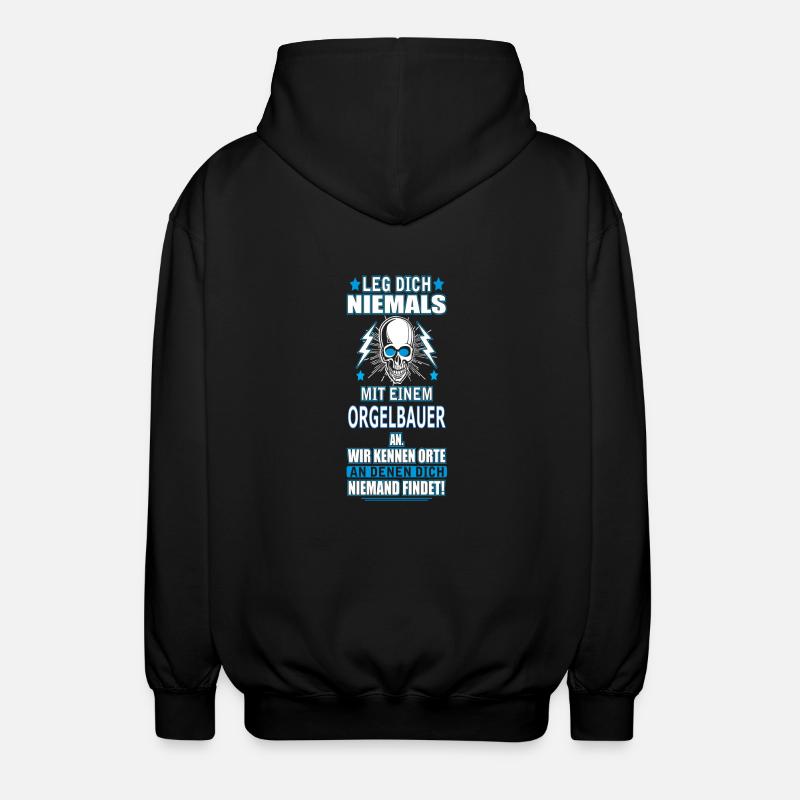 ORGELBAUER - Unisex Kapuzenjacke - Schwarz