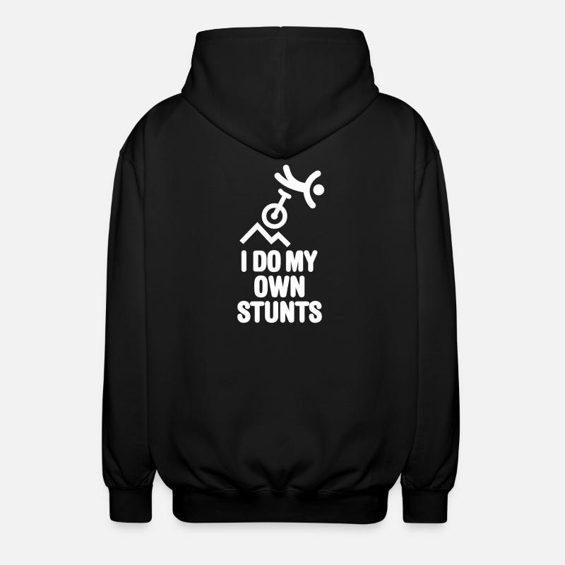 Offroad-Einrad Berg-Einrad MUni Mountain unicycle - Unisex Kapuzenjacke - Schwarz