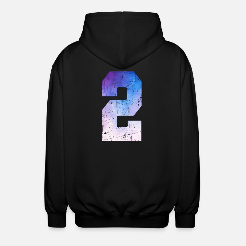 Ausgabe 2 – 2-Jahres-Jubiläumsgeschenk - Unisex Kapuzenjacke - Schwarz