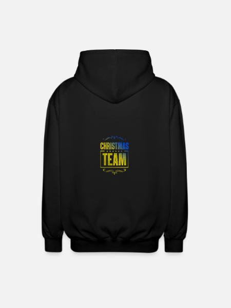 Christmas Crew - Unisex Hooded Jacket - black