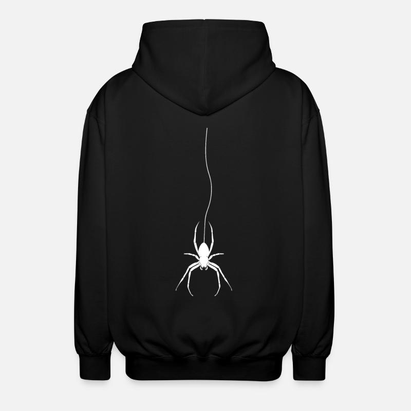 Shirt d'araignée de Halloween - Veste à capuche unisexe - noir