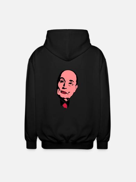 Francois Mitterrand Führer - Unisex Kapuzenjacke - Schwarz