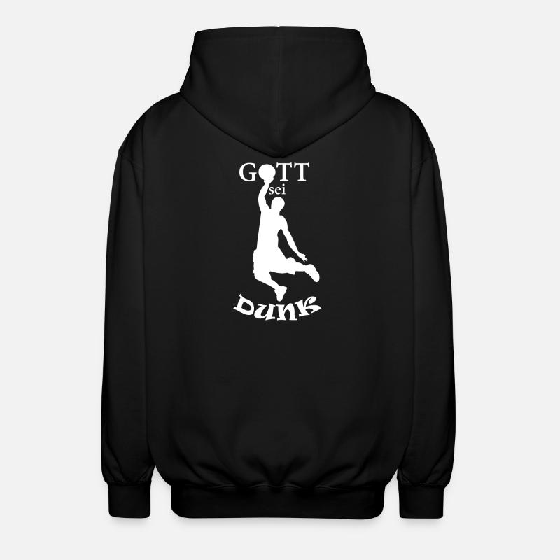 Gott sei Dunk - Unisex Kapuzenjacke - Schwarz