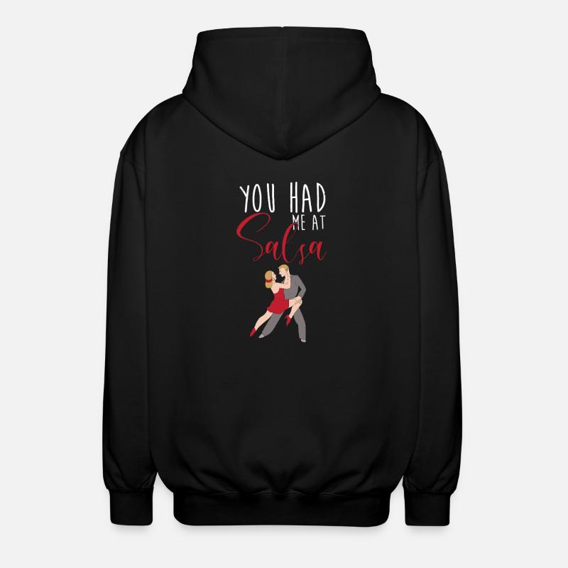 Danseuse de salsa Danseuse - Veste à capuche unisexe - noir