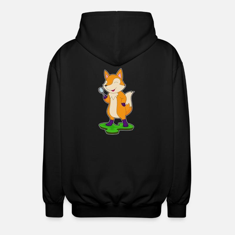 Loupe Fox - Veste à capuche unisexe - noir