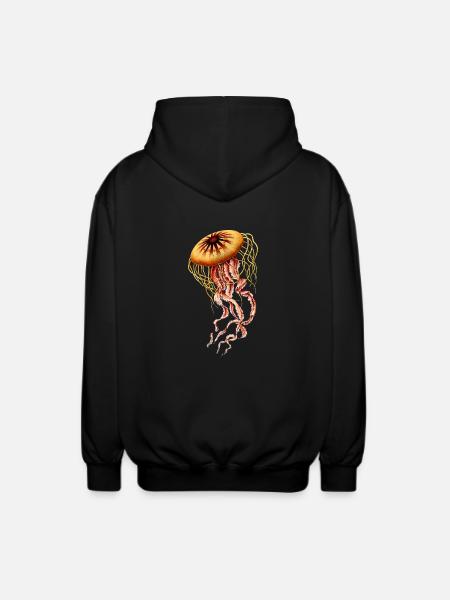 La méduse - Veste à capuche unisexe - noir