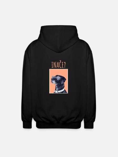 INAČE MAJICA - Unisex Kapuzenjacke - Schwarz