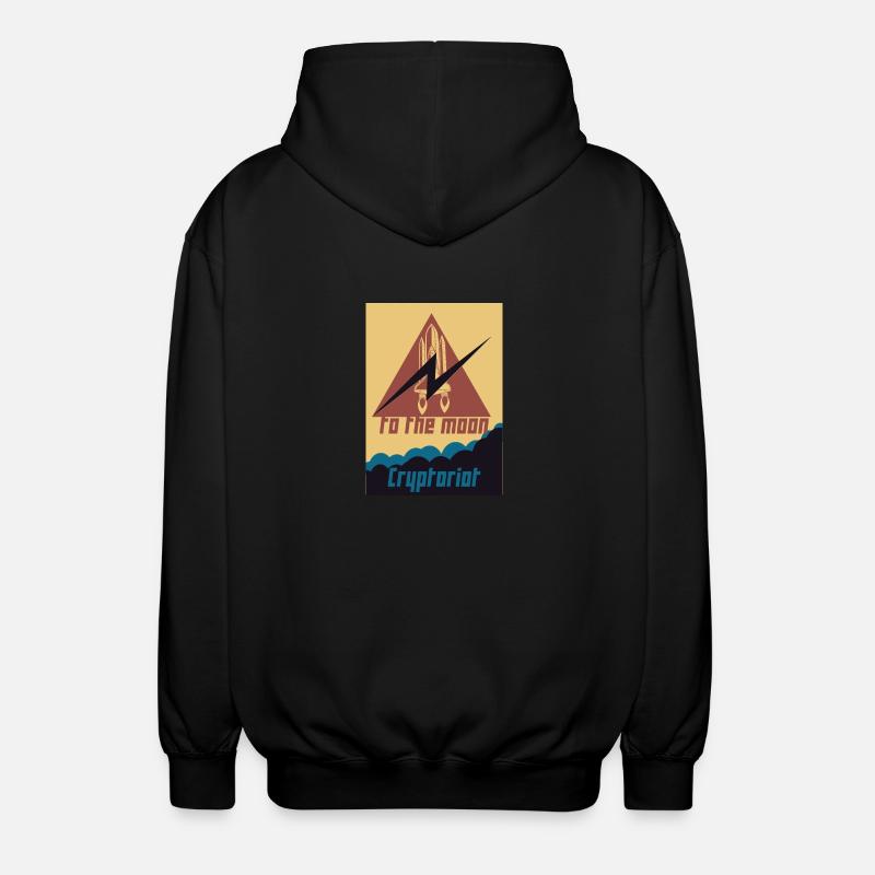 Cryptoriot - Unisex Kapuzenjacke - Schwarz