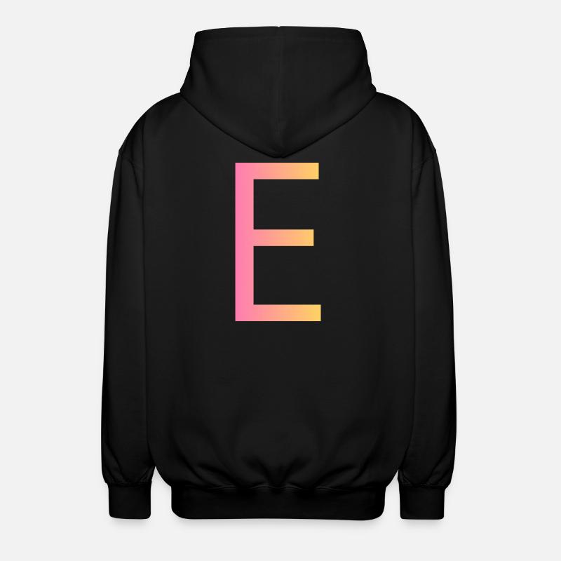 E - Veste à capuche unisexe - noir