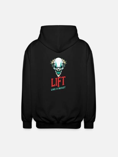 Lift Like A Beast - Unisex Hooded Jacket - black