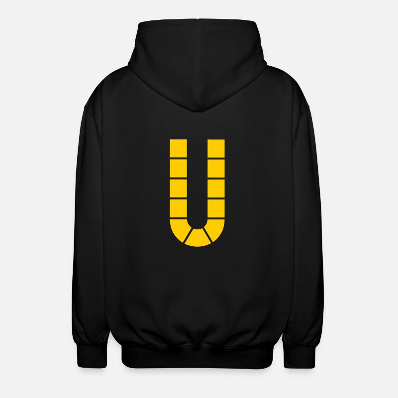 Dortmunder U (innen) - Unisex Kapuzenjacke - Schwarz