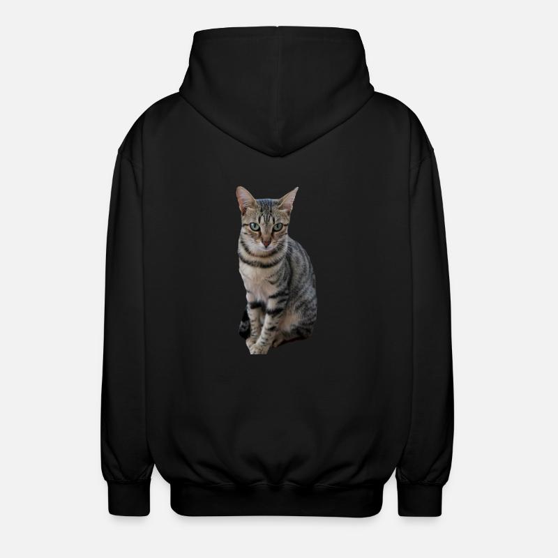 Chat chat chaton doux - Veste à capuche unisexe - noir