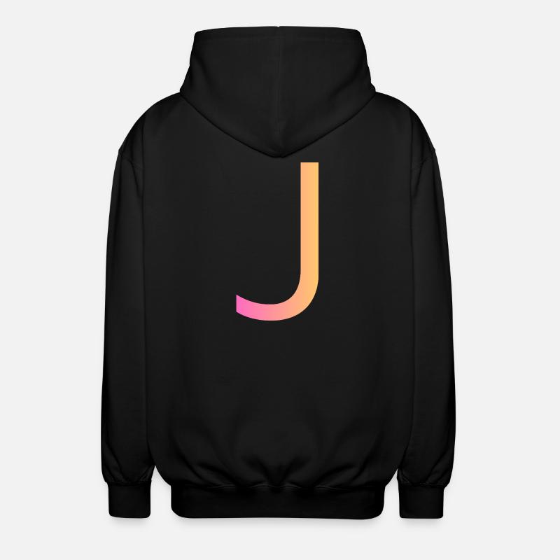 J - Veste à capuche unisexe - noir