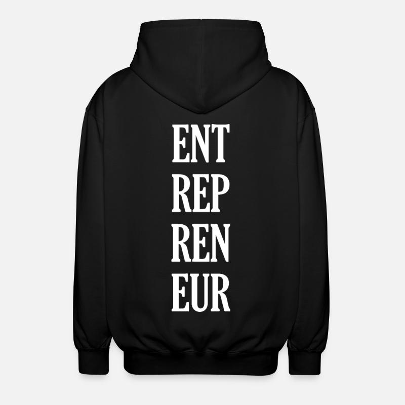 Entrepreneur - Unisex Kapuzenjacke - Schwarz