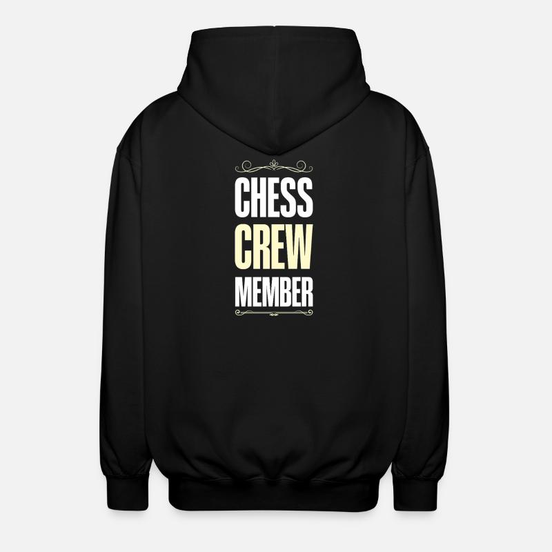 Équipe d’échecs - Veste à capuche unisexe - noir