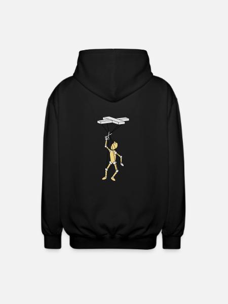 Marionette - Unisex Hooded Jacket - black