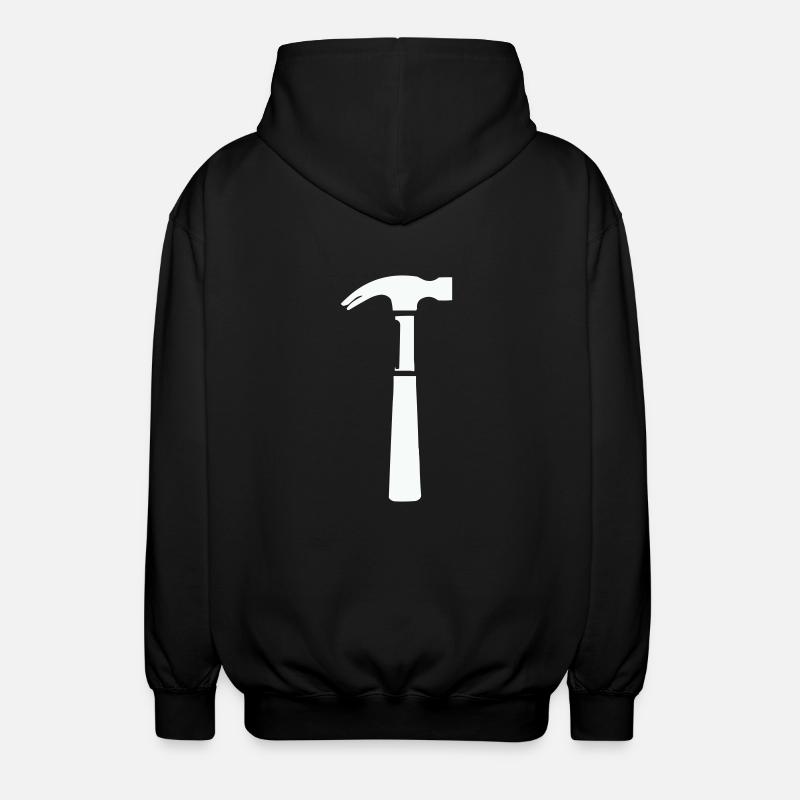 hammer - Unisex Kapuzenjacke - Schwarz