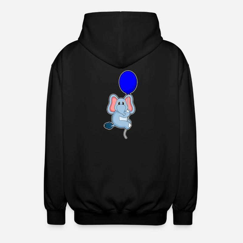 Ballon éléphant - Veste à capuche unisexe - noir