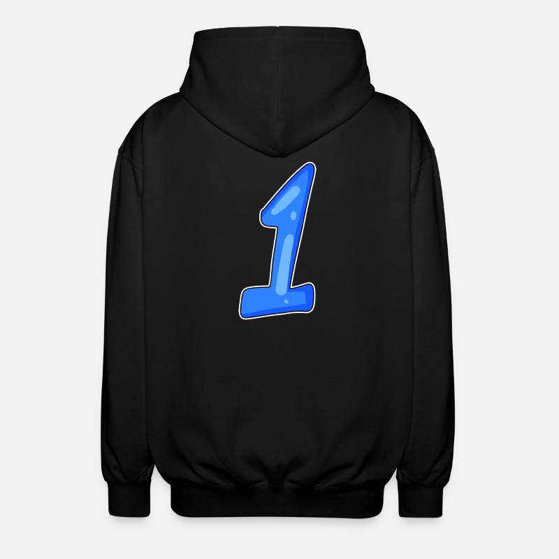 1 Winner - Unisex Hooded Jacket - black