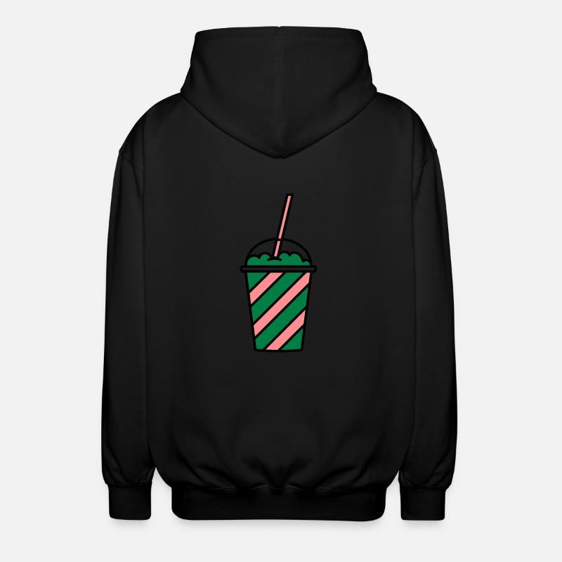 Slush Eis Becher - Unisex Kapuzenjacke - Schwarz