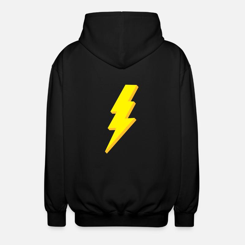 blitz3 - Unisex Kapuzenjacke - Schwarz