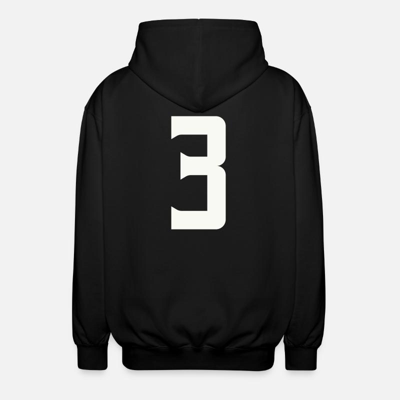 3 - Veste à capuche unisexe - noir