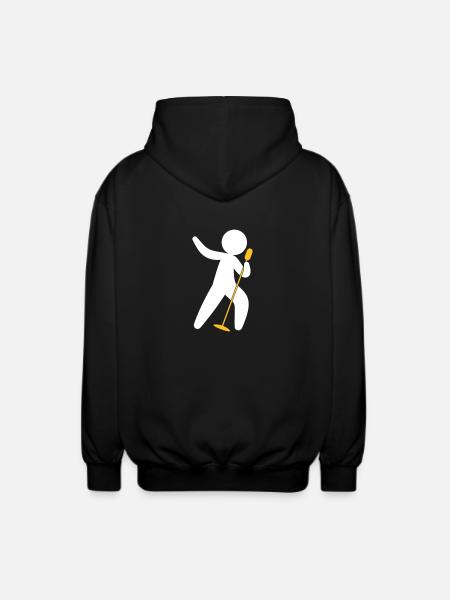 Popstar - Unisex Hooded Jacket - black