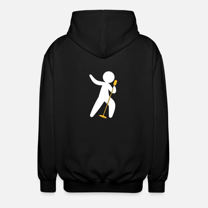 Popstar - Unisex Kapuzenjacke - Schwarz