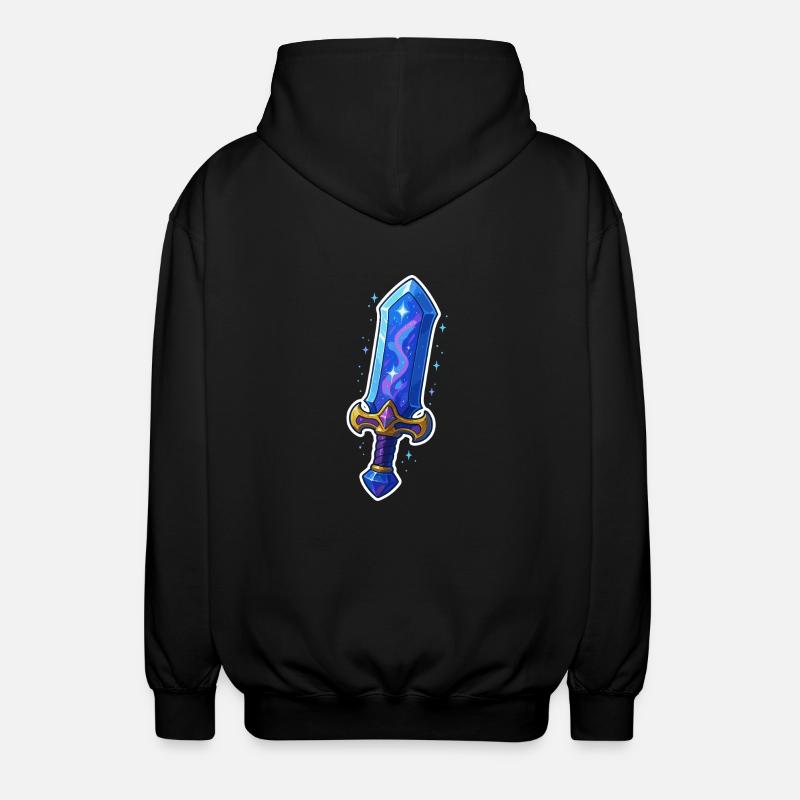 Fantasy Sword - Unisex Kapuzenjacke - Schwarz