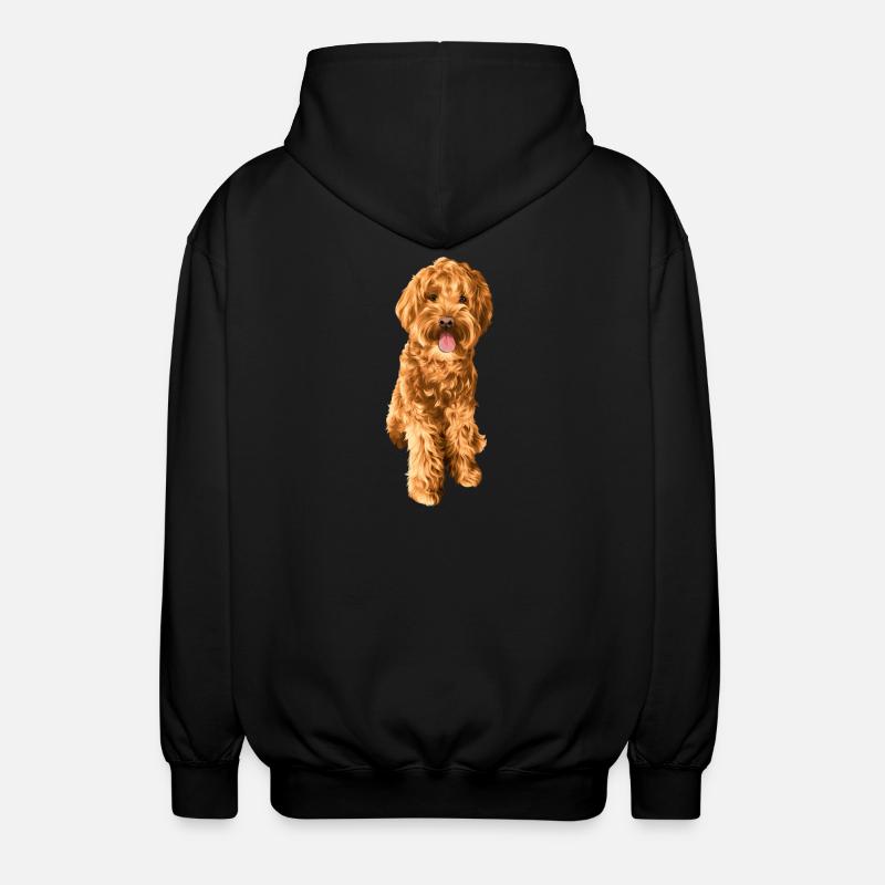 Goldendoodle Schnoodle - Unisex Kapuzenjacke - Schwarz