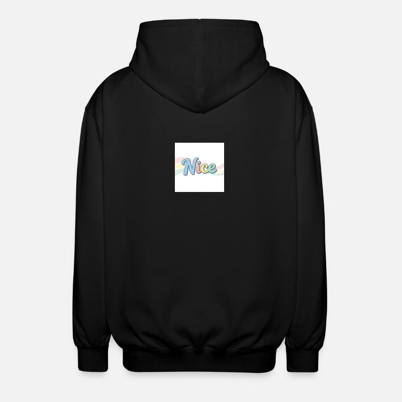 Das echte Nice Nizza Souvenir - Unisex Kapuzenjacke - Schwarz