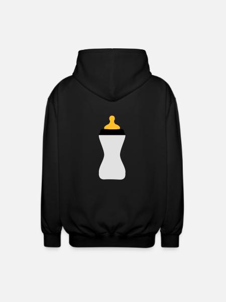 biberon - Veste à capuche unisexe - noir