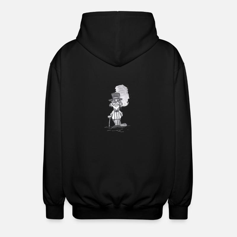 GentleBiber # Art nord-allemand - Veste à capuche unisexe - noir