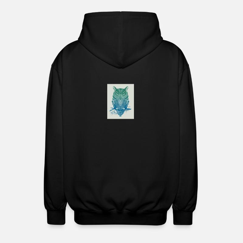 GoVoR_EULE - Veste à capuche unisexe - noir
