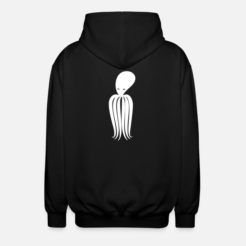 Pieuvre pieuvre - Veste à capuche unisexe - noir